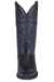 Lizard Cowboy Boots J-Toe Navy Blue