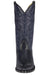 Lizard Cowboy Boots J-Toe Navy Blue