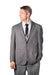 Prontomoda Sharkskin Grey Suit
