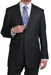 Prontomoda Solid Charcoal Suit