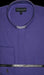 Best Cheap Priced Designer Sale Banded Collar Preacher Round Style Clergy Mandarin Collarless - French Cuff Purple Men's Dress Shirts