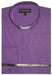 Men's mandarin collarless Preacher Round Style purple shirt ~ Poly&cotton fabric dress Men's Dress Shirt