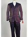 Men's 3 Piece Shiny Sharkskin Rhinestone