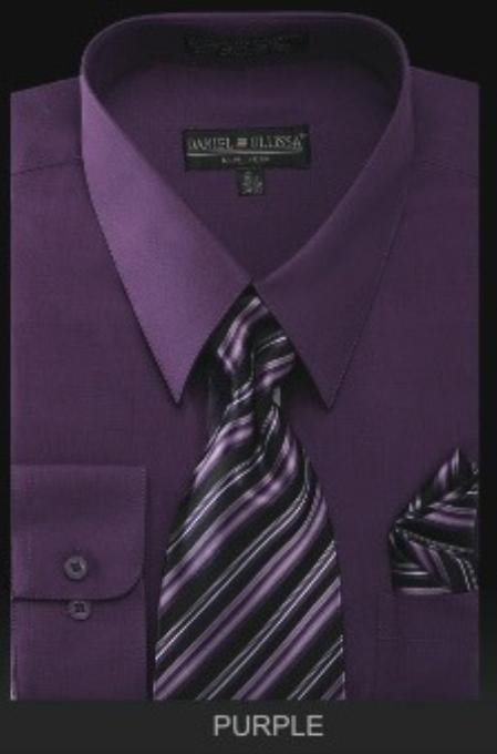 Affordable Clearance Cheap Mens Dress Shirt Sale Online Trendy - PREMIUM TIE - Purple Men's Dress Shirt-Men's Neck Ties - Mens Dress Tie - Trendy Mens Ties