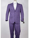 Men's Purple 2 Button  Slim Fit Suit