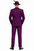 Purple Pinstripe Zoot Suit  3 Piece 1920s/1930s Gangster Outfit (Jacket and Pants and Vest)  Vintage Fashion