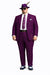 Purple Pinstripe Zoot Suit  3 Piece 1920s/1930s Gangster Outfit (Jacket and Pants and Vest)  Vintage Fashion