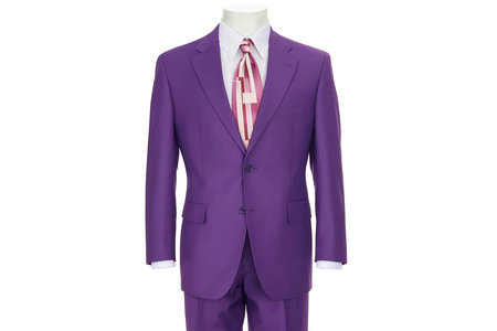 Men'S Multi-Stage Party Cheap Priced Business Suits Clearance Sale Collection Purple Slim Fitted