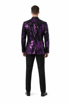 Purple Sparkly Blazer for Every Occasion