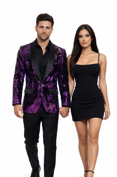 Purple Sparkly Blazer for Every Occasion