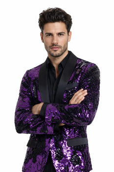 Purple Sparkly Blazer for Every Occasion