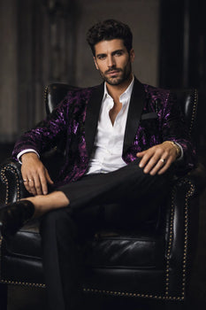 Purple Sparkly Blazer for Every Occasion