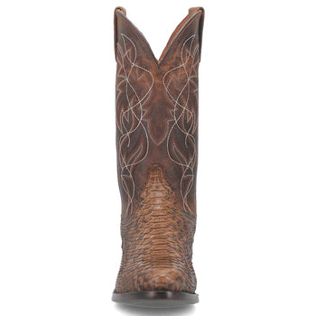 Dan Post Men’s Bay Apache Manning 13 Round Toe Genuine Python Leather Cowboy Boot - Image 2