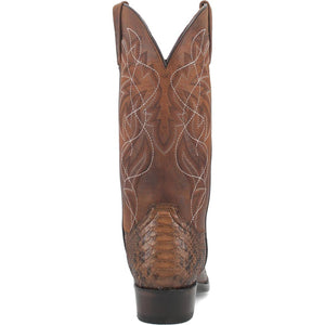 Dan Post Men’s Bay Apache Manning 13 Round Toe Genuine Python Leather Cowboy Boot