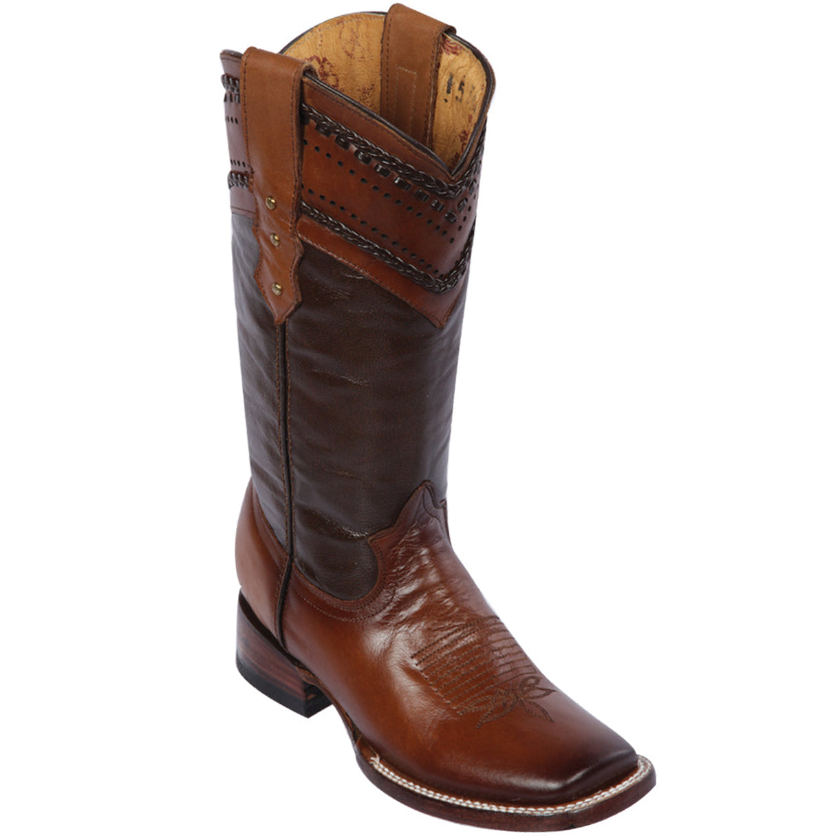 Wide Square Toe Cowgirl Boots