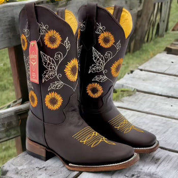 Women's Sunflower Cowboy Boots
