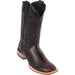 Mens Ostrich Leg Print Boots