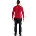 MENS RED PULLOVER TURTLENECK SWEATER