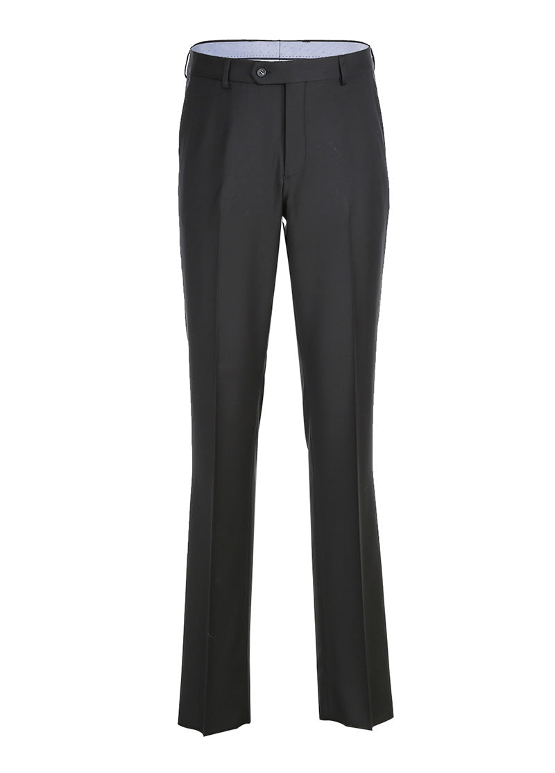 Half Canvas Wool Dress Suit Regular Fit 2 Piece in Black - Image 2