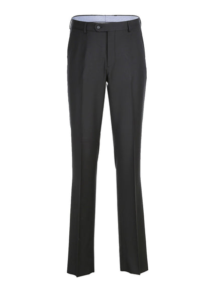 Half Canvas Wool Dress Suit Modern Fit 2 Piece in Black - Image 2