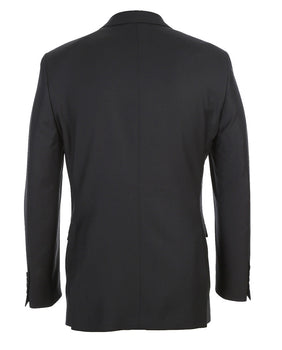Half Canvas Wool Dress Suit Modern Fit 2 Piece in Black - Image 4