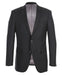 Half Canvas Wool Dress Suit Modern Fit 2 Piece in Black