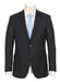Half Canvas Wool Dress Suit Regular Fit 2 Piece in Black