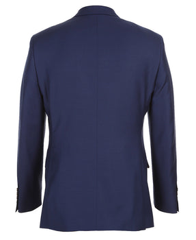 Half Canvas Wool Dress Suit Regular Fit 2 Piece in Blue - Image 4