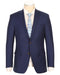 Half Canvas Wool Dress Suit Modern Fit 2 Piece in Blue