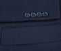 Half Canvas Stretch Wool Dress Suit Regular Fit 2 Piece in Navy