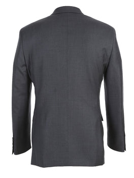 Half Canvas Wool Dress Suit Regular Fit 2 Piece in Gray - Image 4