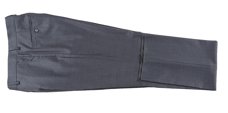 Half Canvas Wool Dress Suit Modern Fit 2 Piece in Gray - Image 9