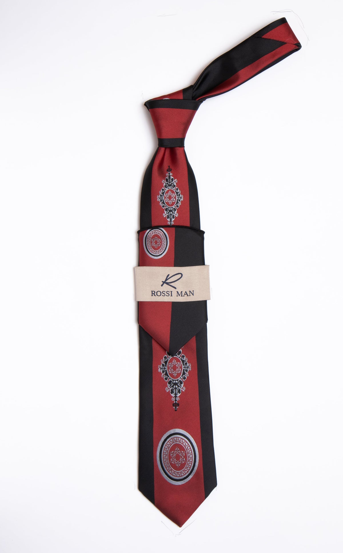 Rossi Man Tie and Pocket Round RMR455-4