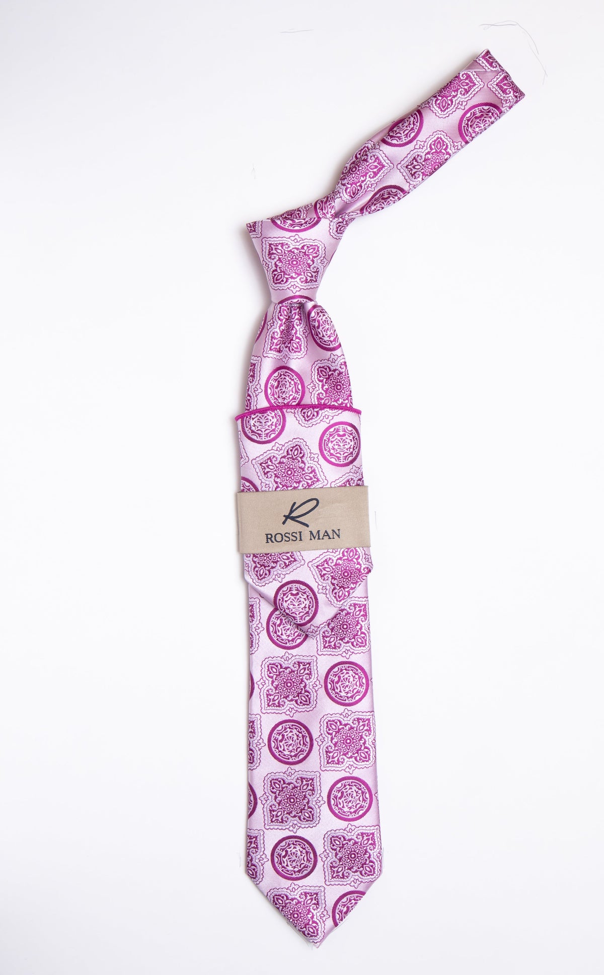 Rossi Man Tie and Pocket Round RMR464-2