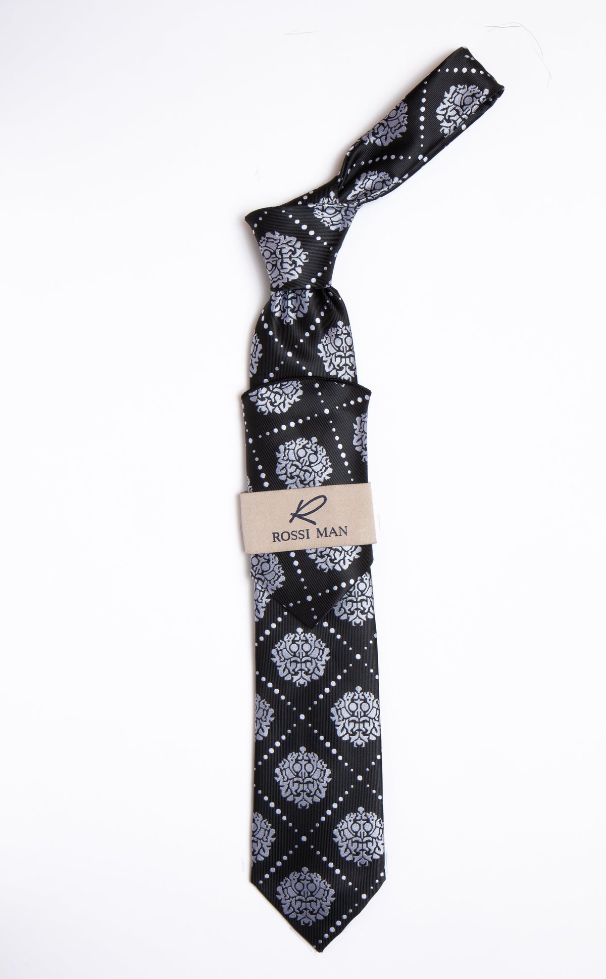 Rossi Man Tie and Pocket Round RMR464-4