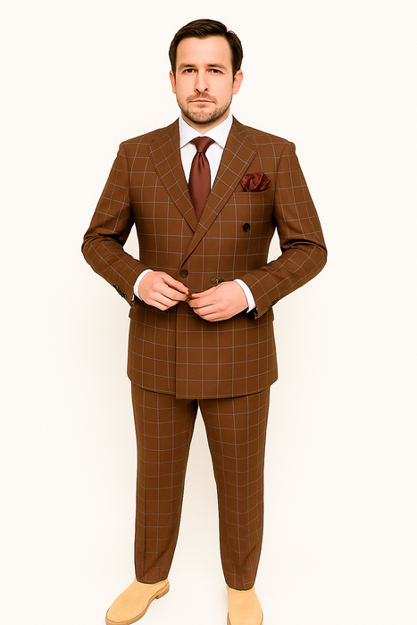 ROSSI MAN DOUBLE BREASTED SUIT ARTHUR RM2317