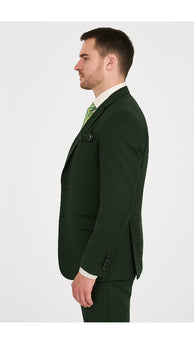 Rossi Man ELI RM117 – Classic 3-Piece Men’s Suit in Hunter Green
