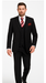 Black 3-Piece Suit for Men – Rossi Man CYRUS RM101 with Classic Styling