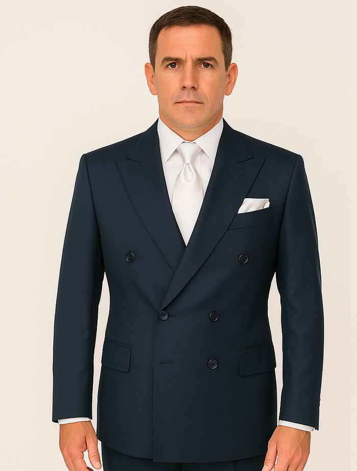 Rossi Man ARTHUR RM2302 Double-Breasted Suit – Sophisticated Tailored Style for Men Modern Fit