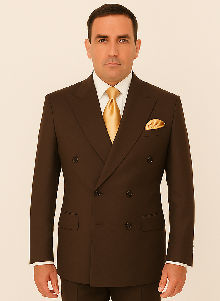 Rossi Man ARTHUR RM2303 Double-Breasted Suit – Premium Formalwear for Men Modern Fit