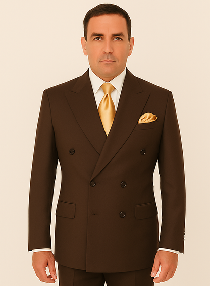 Rossi Man ARTHUR RM2303 Double-Breasted Suit – Premium Formalwear for Men Modern Fit