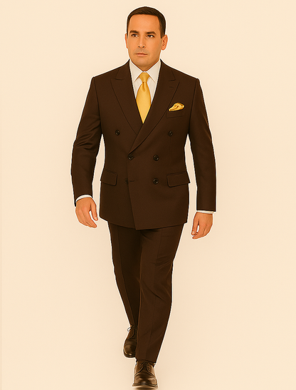 Rossi Man ARTHUR RM2303 Double-Breasted Suit – Premium Formalwear for Men Modern Fit