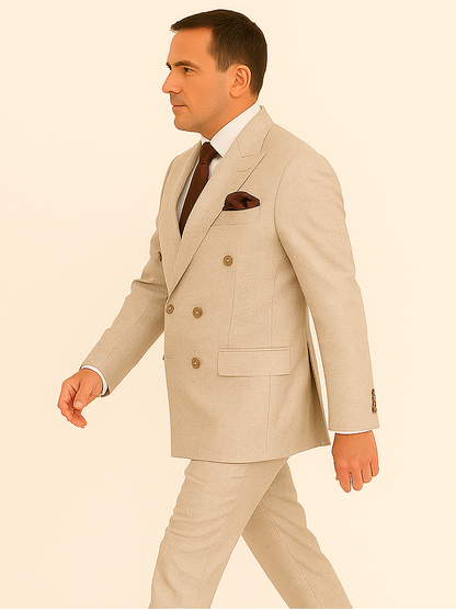 Rossi Man ARTHUR RM2306 Double-Breasted Suit – A Modern Classic for Men