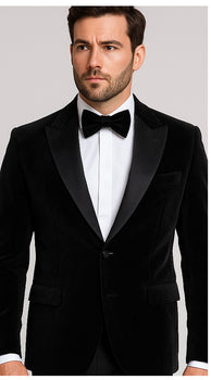 Black Men’s Suit – Rossi Man Leo RM1575 with Modern Sleek Fit - Image 5
