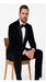 Black Men’s Suit – Rossi Man Leo RM1575 with Modern Sleek Fit