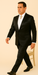 Rossi Man LEO RM1600 – Black Slim Fit 3-Piece Suit for Men | Timeless Classic Formalwear
