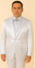 Rossi Man LEO RM1601 – White Slim Fit 3-Piece Suit for Men | Elegant Formalwear Ensemble