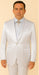 Rossi Man LEO RM1601 – White Slim Fit 3-Piece Suit for Men | Elegant Formalwear Ensemble