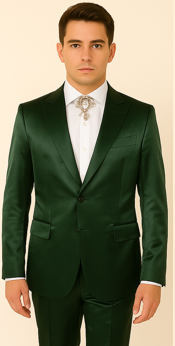 Rossi Man LEO RM1611 – Slim Fit 3-Piece Suit for Men | Modern Tailored Formalwear