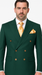 Rossi Man RM1190 – Milano Collection Slim Fit Men’s Suit in Bold Green
